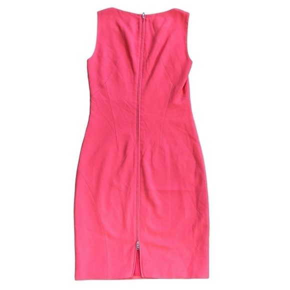 Antonio Berardi Salmon Pink Sheath Cocktail Back Zipper Italian Made Women’s S/M - Picture 6 of 15